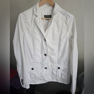 Eddie Bauer White Blazer -Large